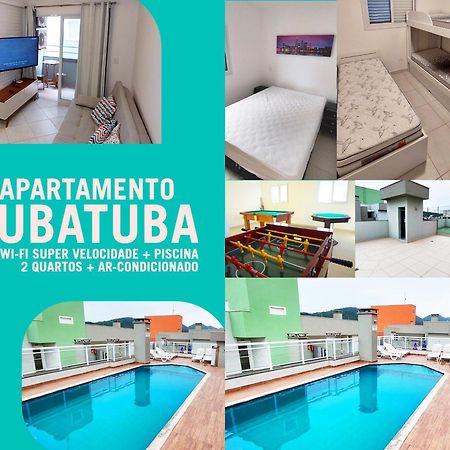 Apartamento Ubatuba Itagua - Ar - Wifi Buitenkant foto