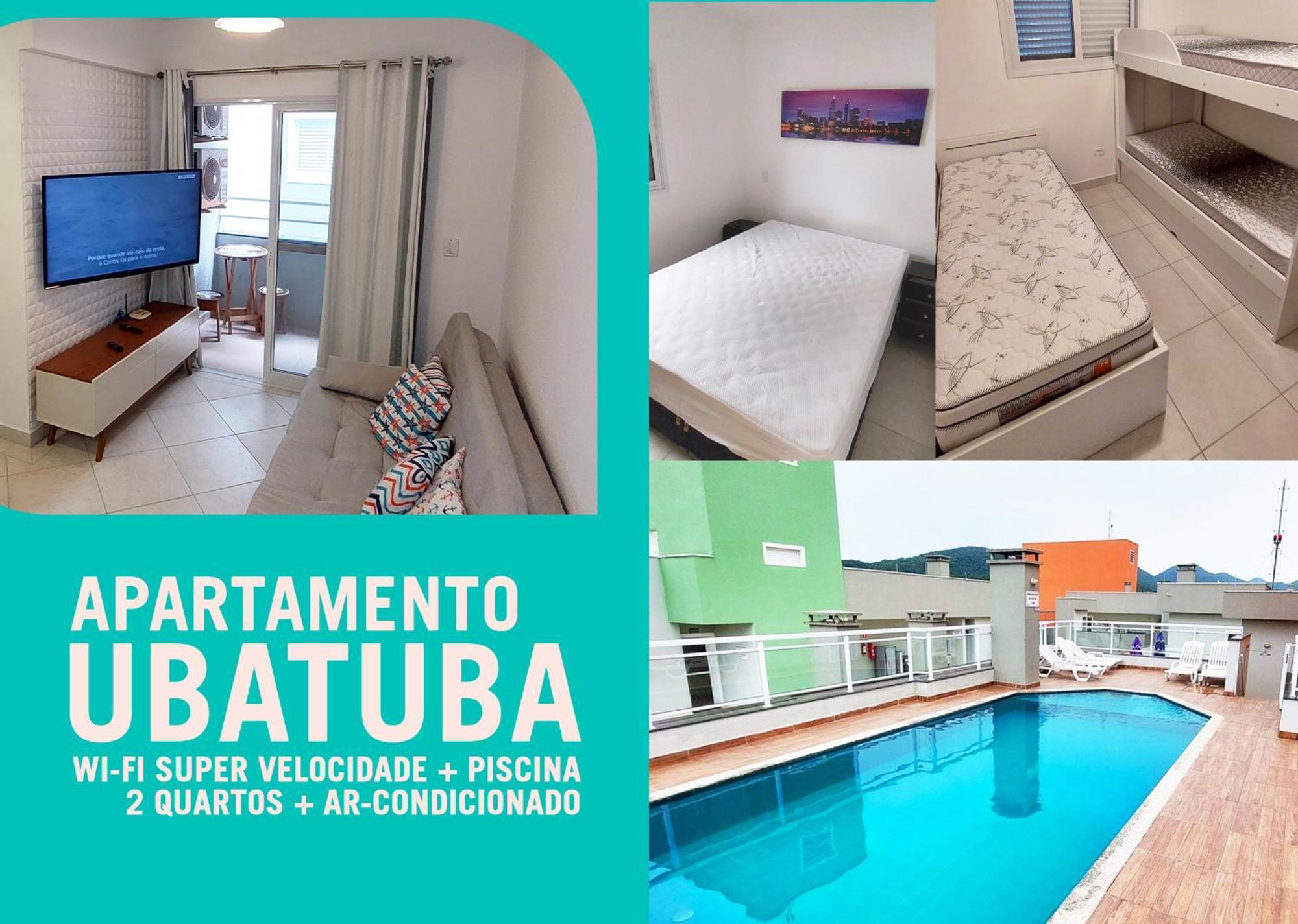 Apartamento Ubatuba Itagua - Ar - Wifi Buitenkant foto